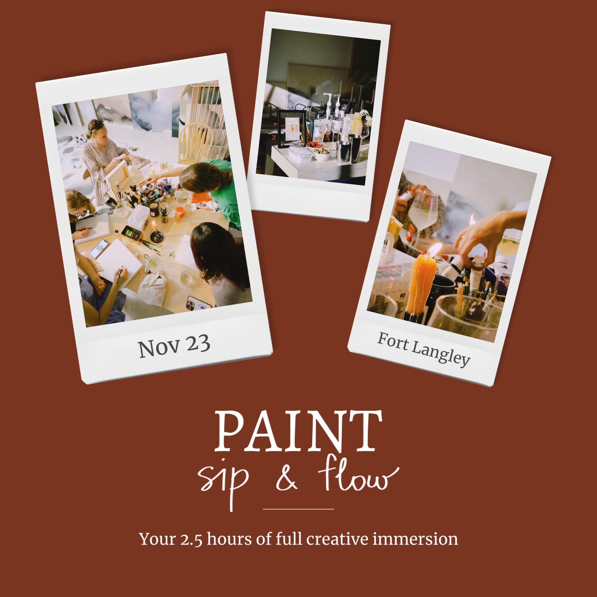 Paint, Sip & Flow — November 23